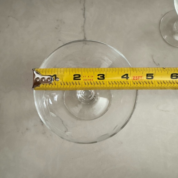 Princess House Heritage Etched Crystal Pedestal Dessert Bowl Dishes 507 Set of 4 - Picture 8 of 10